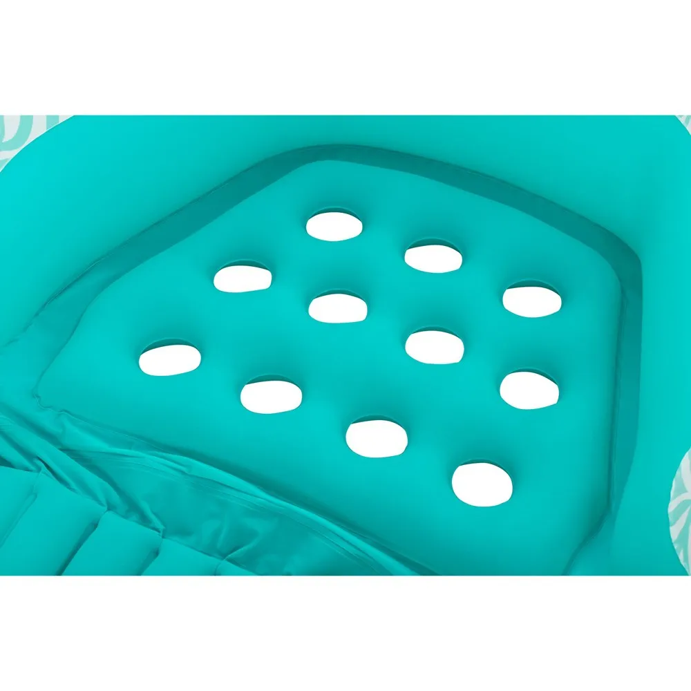 Bestway 43719 Confort Plus Uppblåsbar Fåtölj-solstol unisex, 145 x 120cm