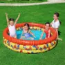 Bestway 51202 Rund Uppblåsbar Pool unisex, Yellow / multicolor, 168 x 38cm