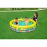 Bestway 51203 Tropical Ø168x38 Cm Rund Uppblåsbar Pool unisex, Multicolour, Ø168 x 38cm