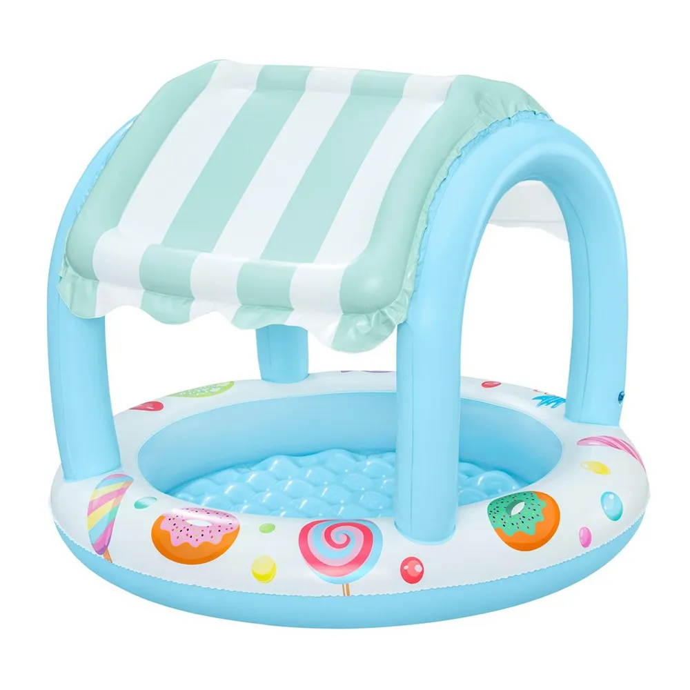 Bestway 52638 Godisbutik Skuggad Barnpool unisex, Multicolour, 104 x 84cm