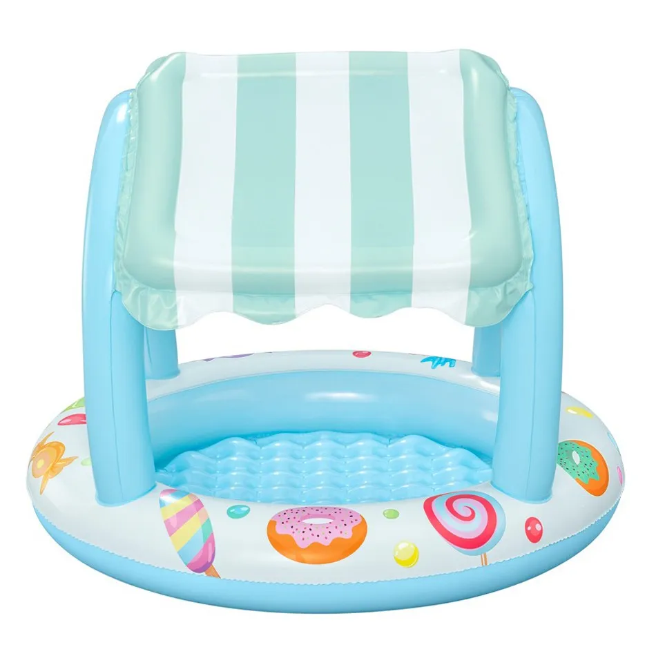 Bestway 52638 Godisbutik Skuggad Barnpool unisex, Multicolour, 104 x 84cm