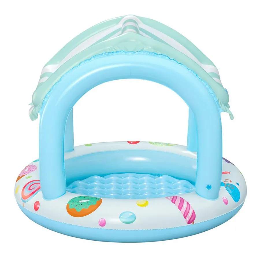 Bestway 52638 Godisbutik Skuggad Barnpool unisex, Multicolour, 104 x 84cm