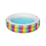 Bestway 54443 Rund Uppblåsbar Pool unisex, Multicolor, 206 x 206 x 51cm