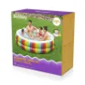 Bestway 54443 Rund Uppblåsbar Pool unisex, Multicolor, 206 x 206 x 51cm
