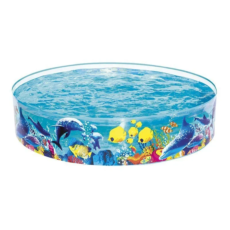 Bestway 55030 Rund Uppblåsbar Pool unisex, Blue, 183 x 38cm Bestway 55030 Rund Uppblåsbar Pool unisex, Blue, 183 x 38cm