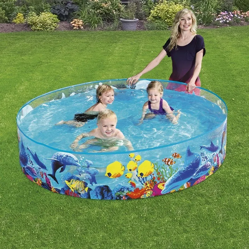 Bestway 55030 Rund Uppblåsbar Pool unisex, Blue, 183 x 38cm Bestway 55030 Rund Uppblåsbar Pool unisex, Blue, 183 x 38cm