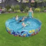 Bestway 55031 Rund Uppblåsbar Pool unisex, Blue, 244 x 46cm