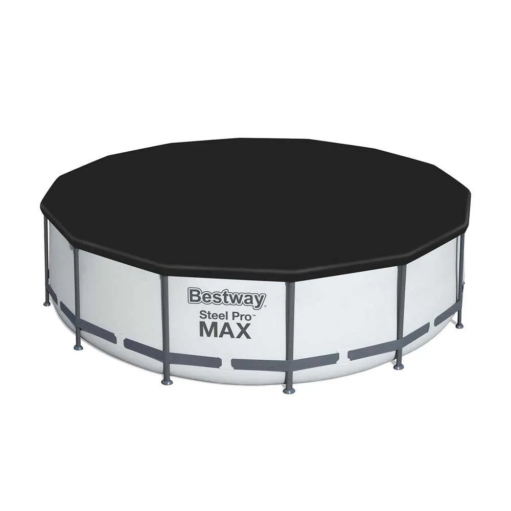 Bestway 5612x Steel Pro Max Ø427x122cm Rund Rörpool unisex, White / grey / blue, 15232L