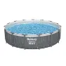 Bestway 561gd Steel Pro Max Ø457x107cm Rund Rörpool unisex, White / grey / blue, 14970L