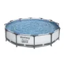 Bestway 56416 Steel Pro Max Ø366x76cm Rund Rörpool unisex, White / grey / blue, 6473L