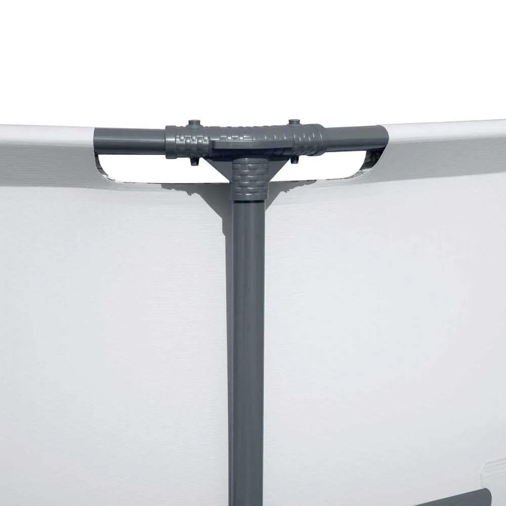 Bestway 56416 Steel Pro Max Ø366x76cm Rund Rörpool unisex, White / grey / blue, 6473L Bestway 56416 Steel Pro Max Ø366x76cm Rund Rörpool unisex, White / grey / blue, 6473L