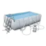 Bestway 56442 Power Steel 404x201x100cm Rektangulär Rörpool unisex, Grey / blue, 6478L