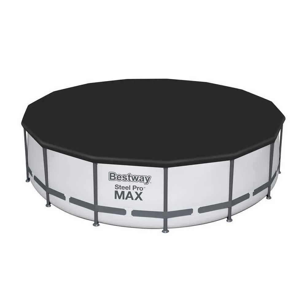 Bestway 56488 Steel Pro Max Ø457x107cm Rund Rörpool unisex, White / grey / blue, 14970L