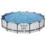 Bestway 56595 Steel Pro Ø427x84cm Rund Rörpool unisex, White / grey / blue, 10220L