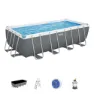 Bestway 56671 Power Steel 488x244x122cm Rektangulär Rörpool unisex, Grey / blue, 11532L