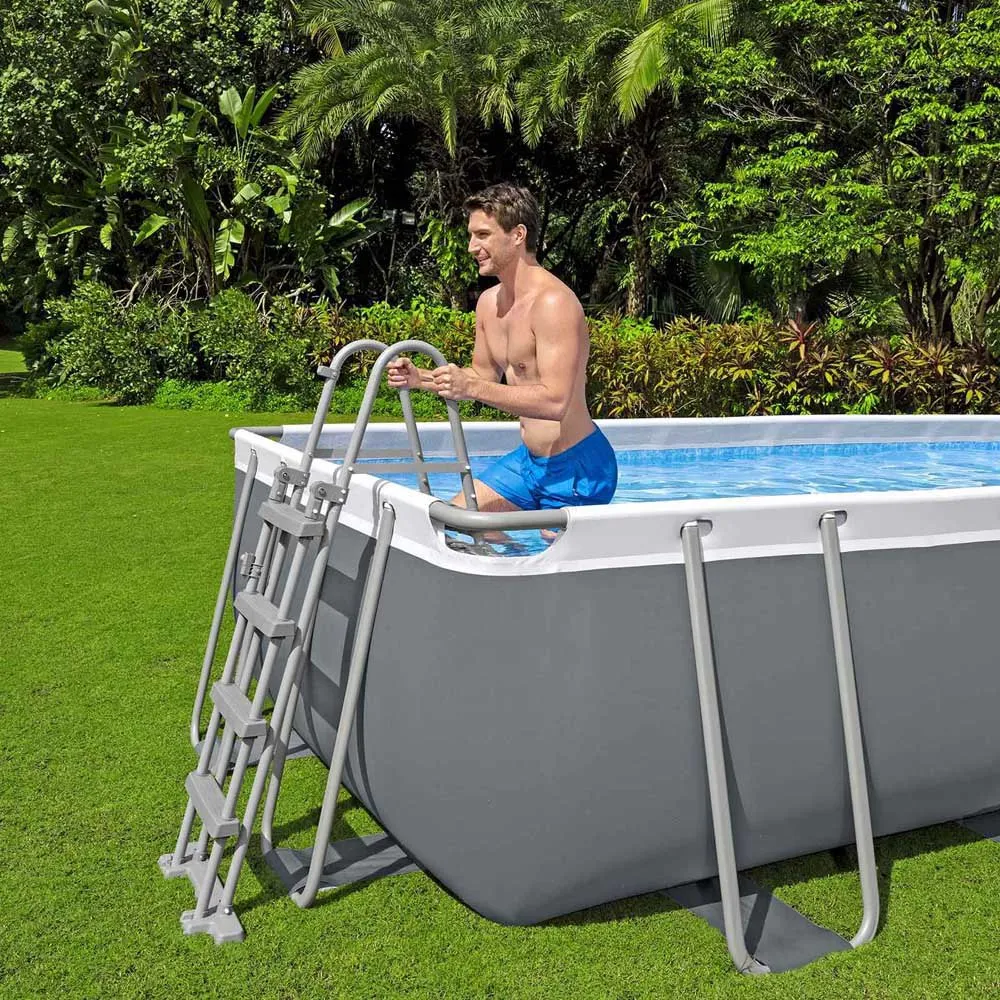 Bestway 56716 Power Steel Swim Vista 549x274x122cm Oval Rörpool unisex, Grey / blue, 13430L Bestway 56716 Power Steel Swim Vista 549x274x122cm Oval Rörpool unisex, Grey / blue, 13430L