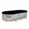 Bestway 56716 Power Steel Swim Vista 549x274x122cm Oval Rörpool unisex, Grey / blue, 13430L