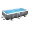 Bestway 56721 Power Steel 404x201x100cm Rektangulär Rörpool unisex, Grey / blue, 6478L
