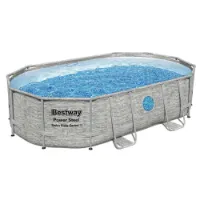 Bestway 56946 Power Steel Swim Vista 488x305x107cm Oval Rörpool unisex