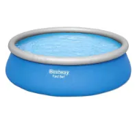 Bestway 57289 Fast Set Ø457x122cm Rund Uppblåsbar Pool unisex Bestway 57289 Fast Set Ø457x122cm Rund Uppblåsbar Pool unisex