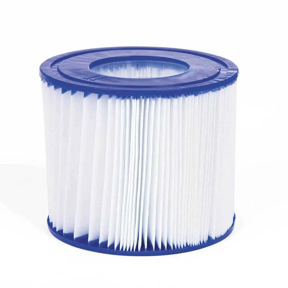 Bestway 57313 Fast Set Rattan Ø457x84cm Rund Uppblåsbar Pool unisex, Blue, 9677L