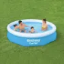 Bestway 57456 Rund Uppblåsbar Pool unisex, Blue / white, 305 x 66cm