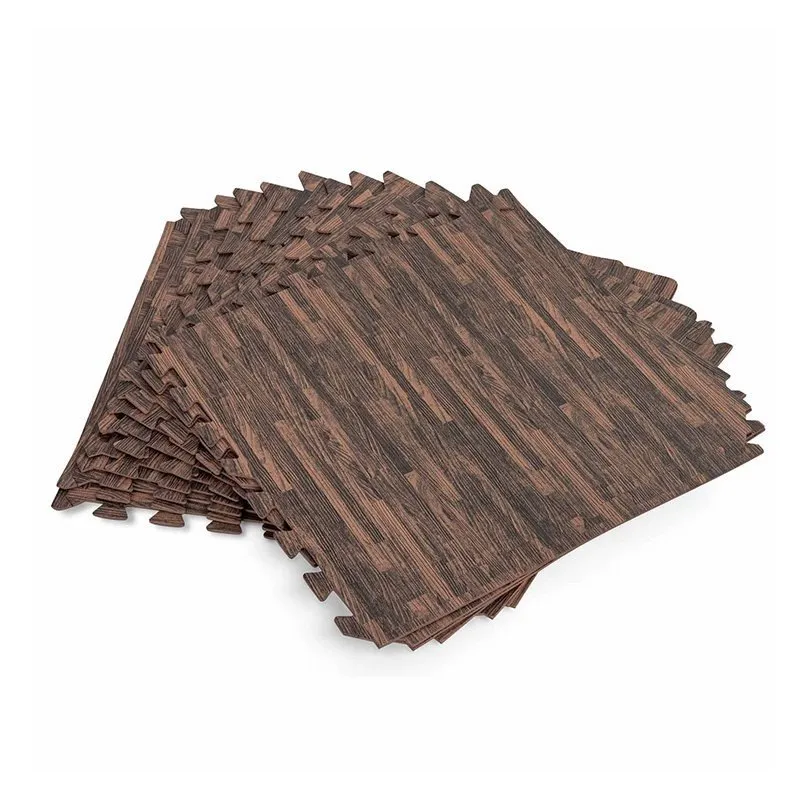 Bestway 58712 Poolgolvskydd 12 Enheter unisex, Brown, 50 x 50cm