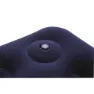 Bestway 67224 Twin Easy Inflate Flocked 188x99x28 Cm Enkel Luftmadrass Med Inbyggd Pump, Navy, 188 x 99 x 28cm