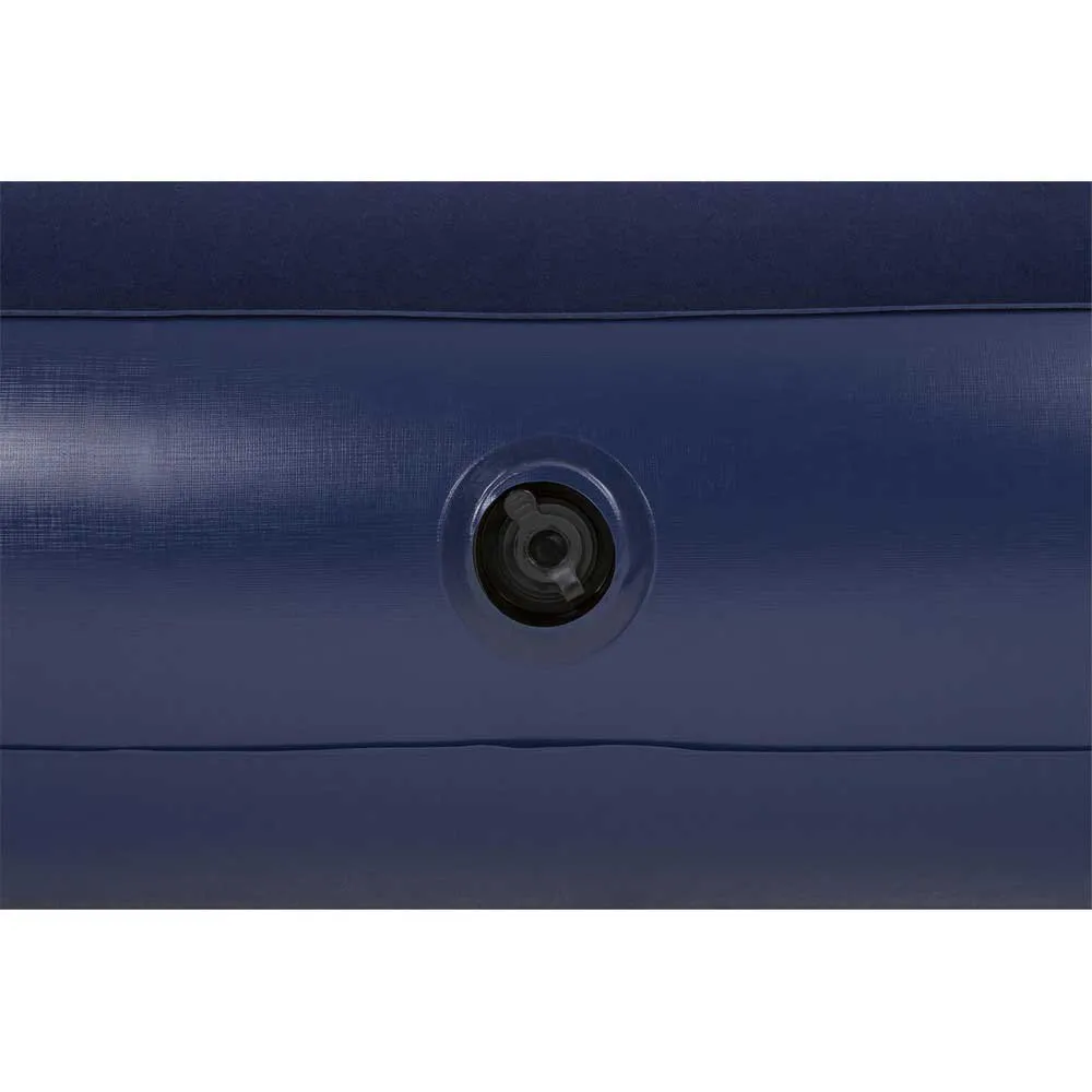 Bestway 67681 Double 191x137x30 Cm Enkel Luftmadrass Med Inbyggd Pump, Navy, 191 x 137 x 30cm