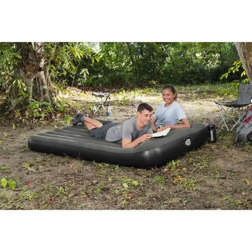 Bestway 67930 Double 203x152x30 Cm Dubbel Luftmadrass Med Inbyggd Pump, Multicolour, 203 x 152 x 30cm Bestway 67930 Double 203x152x30 Cm Dubbel Luftmadrass Med Inbyggd Pump, Multicolour, 203 x 152 x 30cm