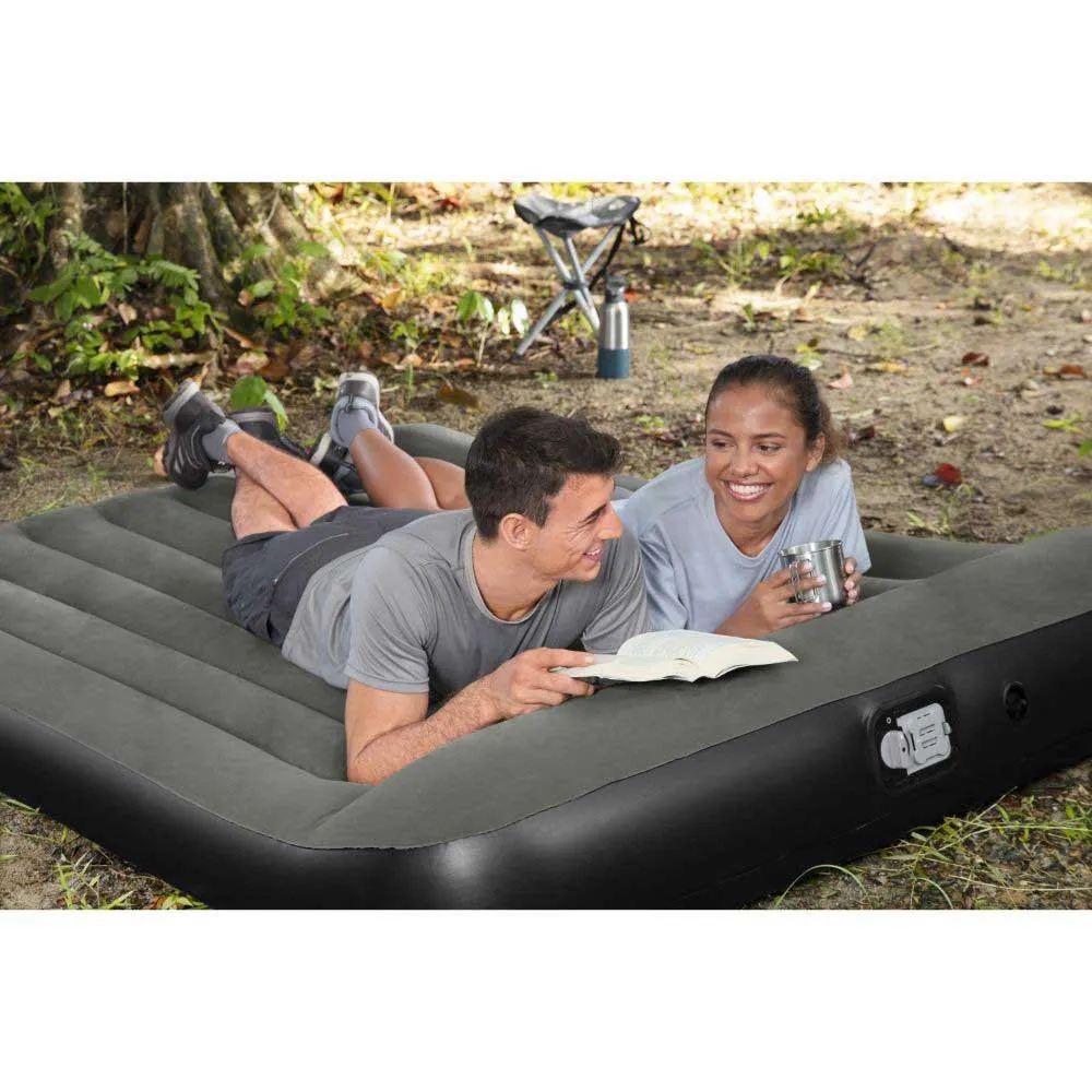 Bestway 67930 Double 203x152x30 Cm Dubbel Luftmadrass Med Inbyggd Pump, Multicolour, 203 x 152 x 30cm Bestway 67930 Double 203x152x30 Cm Dubbel Luftmadrass Med Inbyggd Pump, Multicolour, 203 x 152 x 30cm