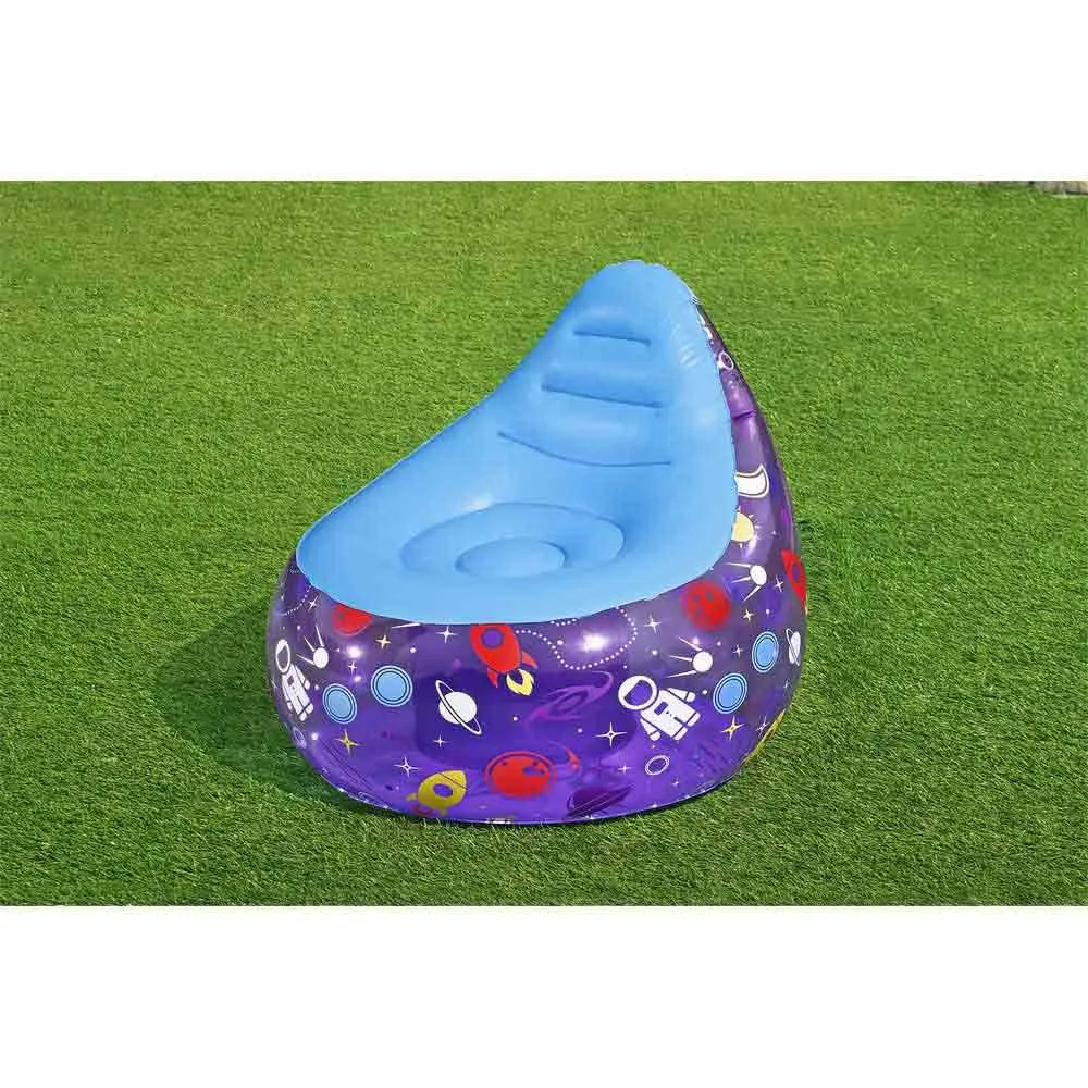 Bestway 75122 Astro Glow Led Junior Luftstol unisex, Multicolour, 72 x 72 x 64cm Bestway 75122 Astro Glow Led Junior Luftstol unisex, Multicolour, 72 x 72 x 64cm