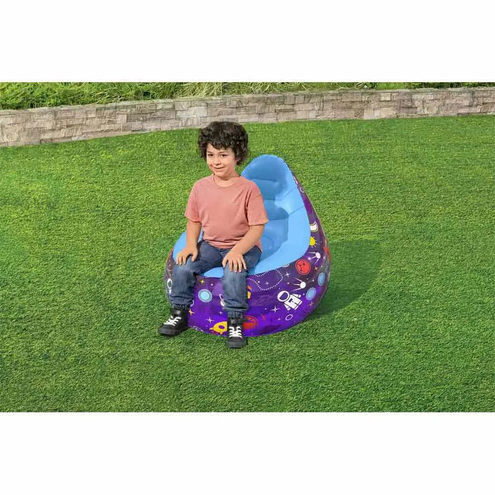 Bestway 75122 Astro Glow Led Junior Luftstol unisex, Multicolour, 72 x 72 x 64cm Bestway 75122 Astro Glow Led Junior Luftstol unisex, Multicolour, 72 x 72 x 64cm