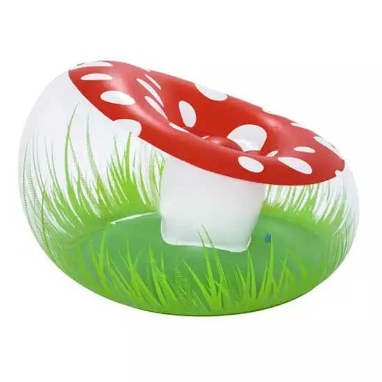 Bestway 75123 Mighty Mushroom 112x112x66 Cm Junior Luftstol unisex, Multicolour, 112 x 112 x 66cm Bestway 75123 Mighty Mushroom 112x112x66 Cm Junior Luftstol unisex, Multicolour, 112 x 112 x 66cm
