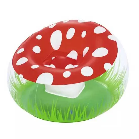 Bestway 75123 Mighty Mushroom 112x112x66 Cm Junior Luftstol unisex, Multicolour, 112 x 112 x 66cm Bestway 75123 Mighty Mushroom 112x112x66 Cm Junior Luftstol unisex, Multicolour, 112 x 112 x 66cm