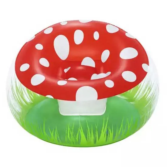 Bestway 75123 Mighty Mushroom 112x112x66 Cm Junior Luftstol unisex, Multicolour, 112 x 112 x 66cm Bestway 75123 Mighty Mushroom 112x112x66 Cm Junior Luftstol unisex, Multicolour, 112 x 112 x 66cm