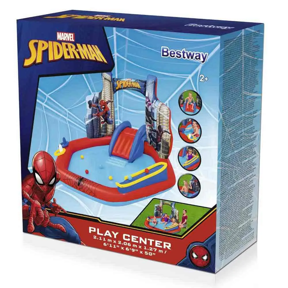 Bestway 98793 Marvel Spider-man 211x206x127 Cm Vattenlekcenter unisex, Multicolour, 211 x 206 x 127cm Bestway 98793 Marvel Spider-man 211x206x127 Cm Vattenlekcenter unisex, Multicolour, 211 x 206 x 127cm