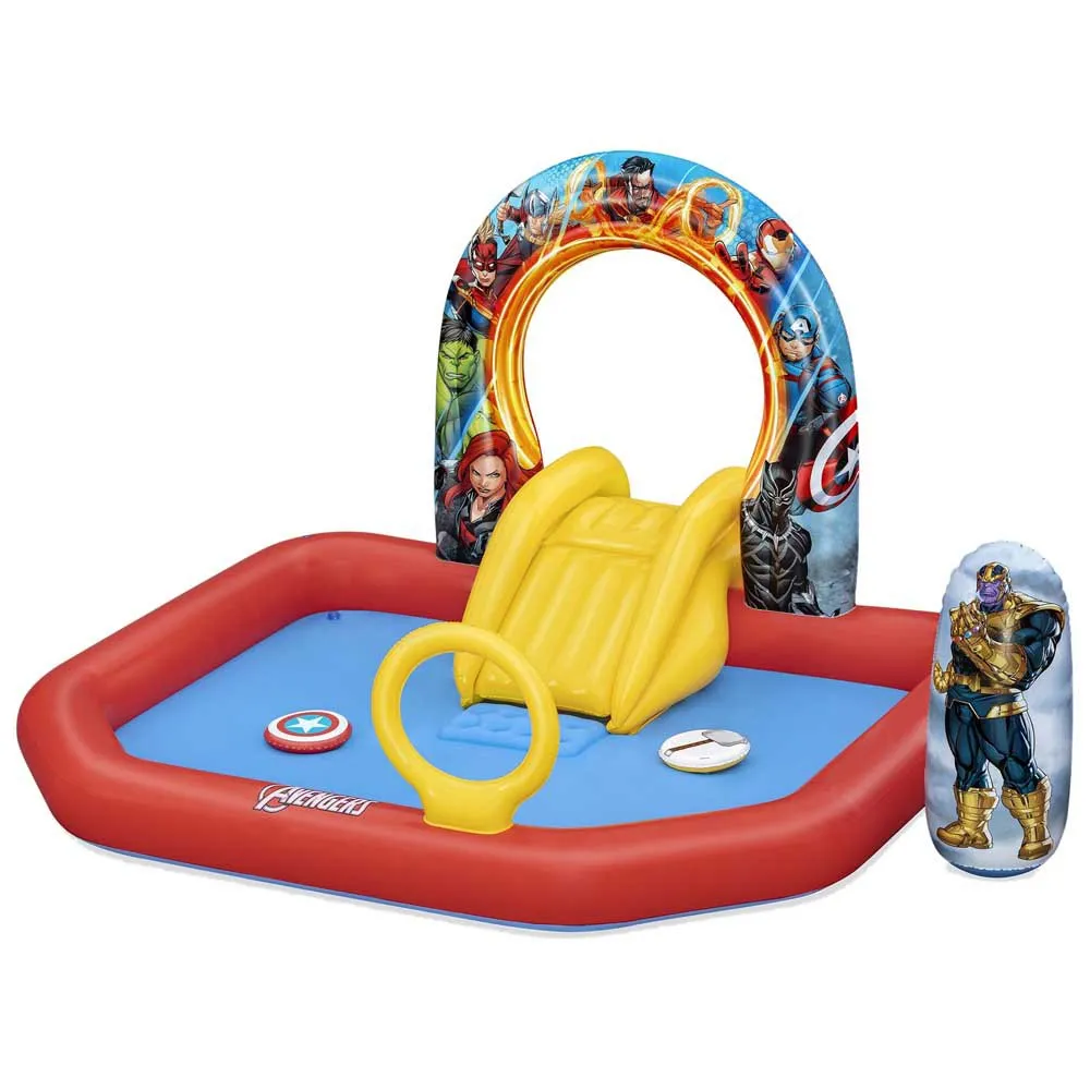 Bestway 98800 Avengers 211x198x125 Cm Vattenlekcenter unisex, Multicolour, 211 x 198 x 125cm