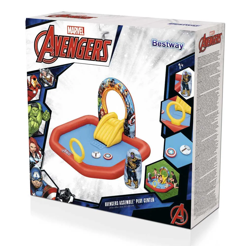 Bestway 98800 Avengers 211x198x125 Cm Vattenlekcenter unisex, Multicolour, 211 x 198 x 125cm