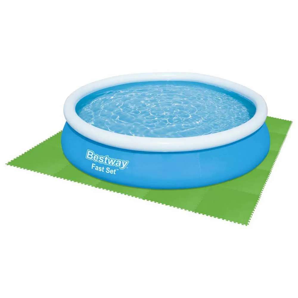 Bestway Bassängbottenskydd 9 Enheter unisex, Green, 78 x 78cm Bestway Bassängbottenskydd 9 Enheter unisex, Green, 78 x 78cm
