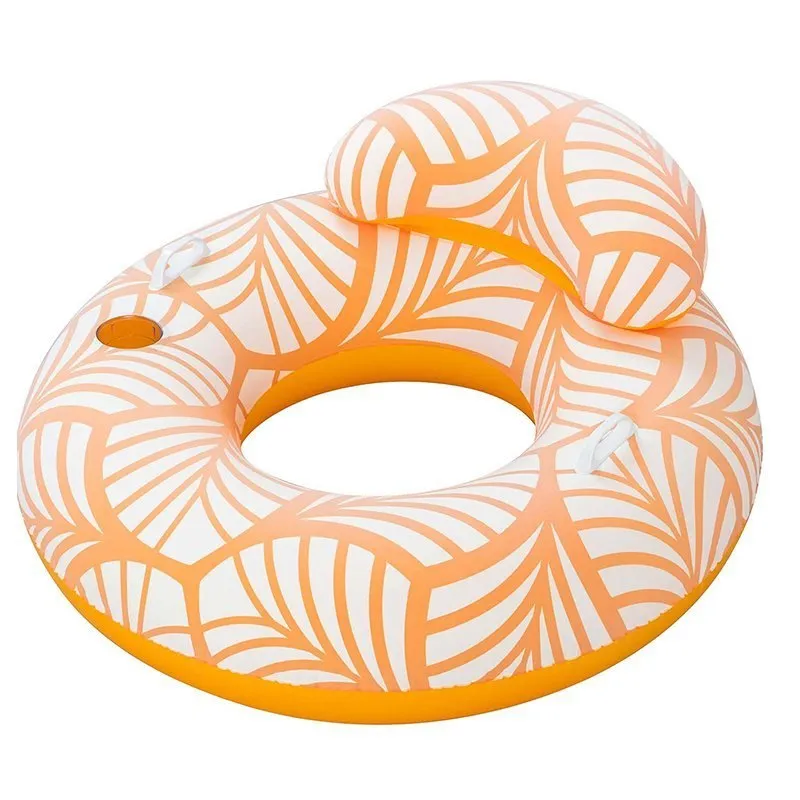 Bestway Confort Deluxe Flytande Stol unisex, Orange / white, 118 x 117cm Bestway Confort Deluxe Flytande Stol unisex, Orange / white, 118 x 117cm
