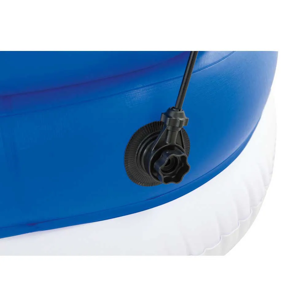 Bestway Coolerz Den Roliga Uppblåsbara Fåtölj-solsängen unisex, White / royal, 198 x 104cm