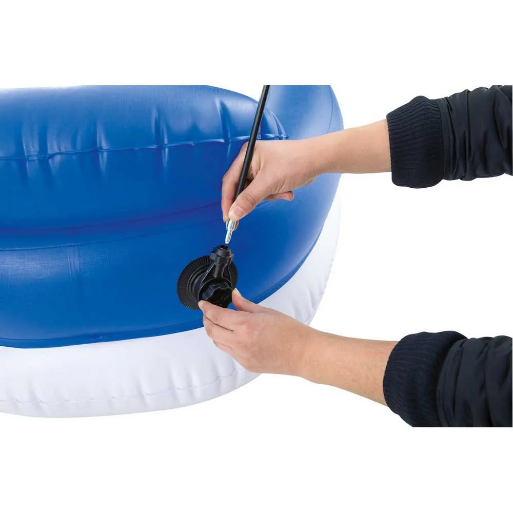 Bestway Coolerz Den Roliga Uppblåsbara Fåtölj-solsängen unisex, White / royal, 198 x 104cm