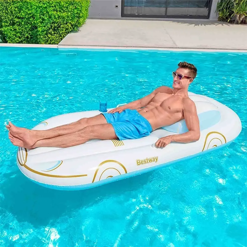 Bestway Cruise Luftmadrass För Pool unisex, White, 228 x 108cm Bestway Cruise Luftmadrass För Pool unisex, White, 228 x 108cm