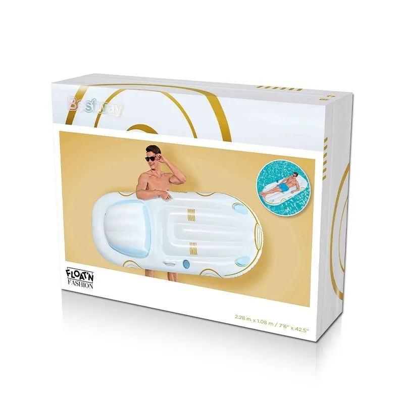 Bestway Cruise Luftmadrass För Pool unisex, White, 228 x 108cm Bestway Cruise Luftmadrass För Pool unisex, White, 228 x 108cm