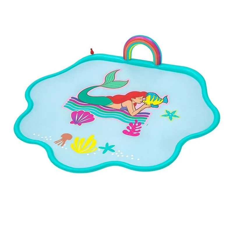 Bestway Disney Lilla Sjöjungfru Vattenmatta Med Sprinkler unisex, Blue / multicolor, 163 x 145cm