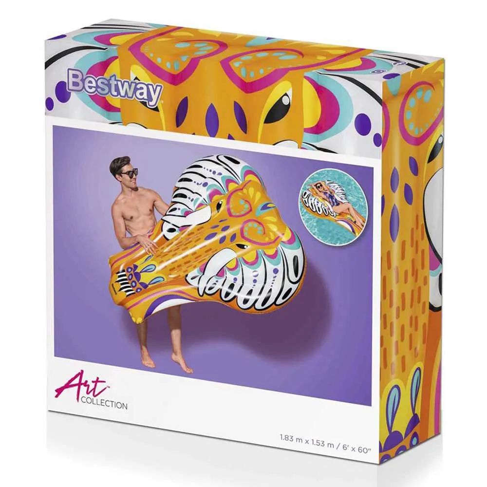 Bestway Elefant Pool Luftmadrass unisex, Multicolour, 183 x 153cm