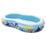 Bestway Family 262x157x46 Cm Oval Uppblåsbar Pool unisex, Blue / white, 544L