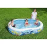 Bestway Family 262x157x46 Cm Oval Uppblåsbar Pool unisex, Blue / white, 544L