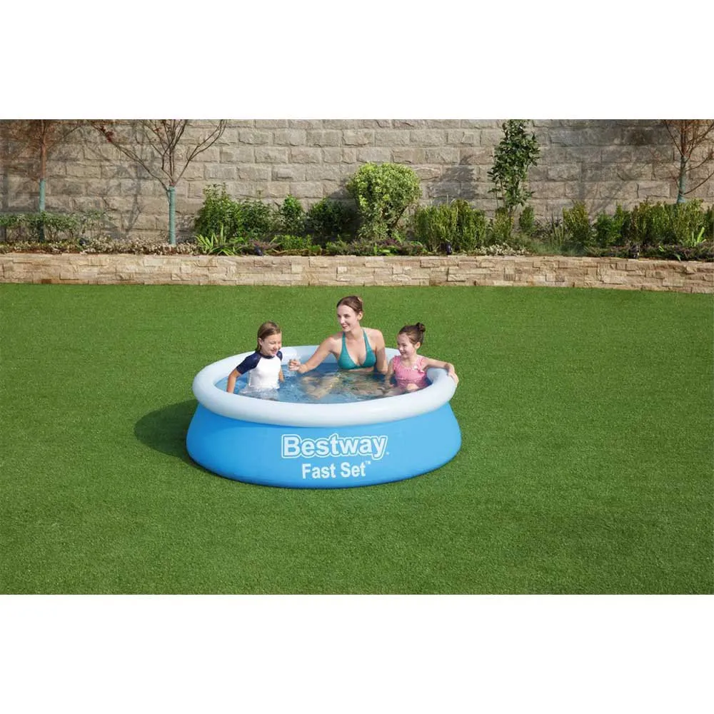 Bestway Fast Set 183x51 Cm Rund Uppblåsbar Pool unisex, Blue, 940L
